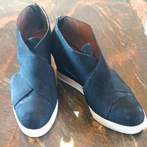Paolo Black Wedge Shoes